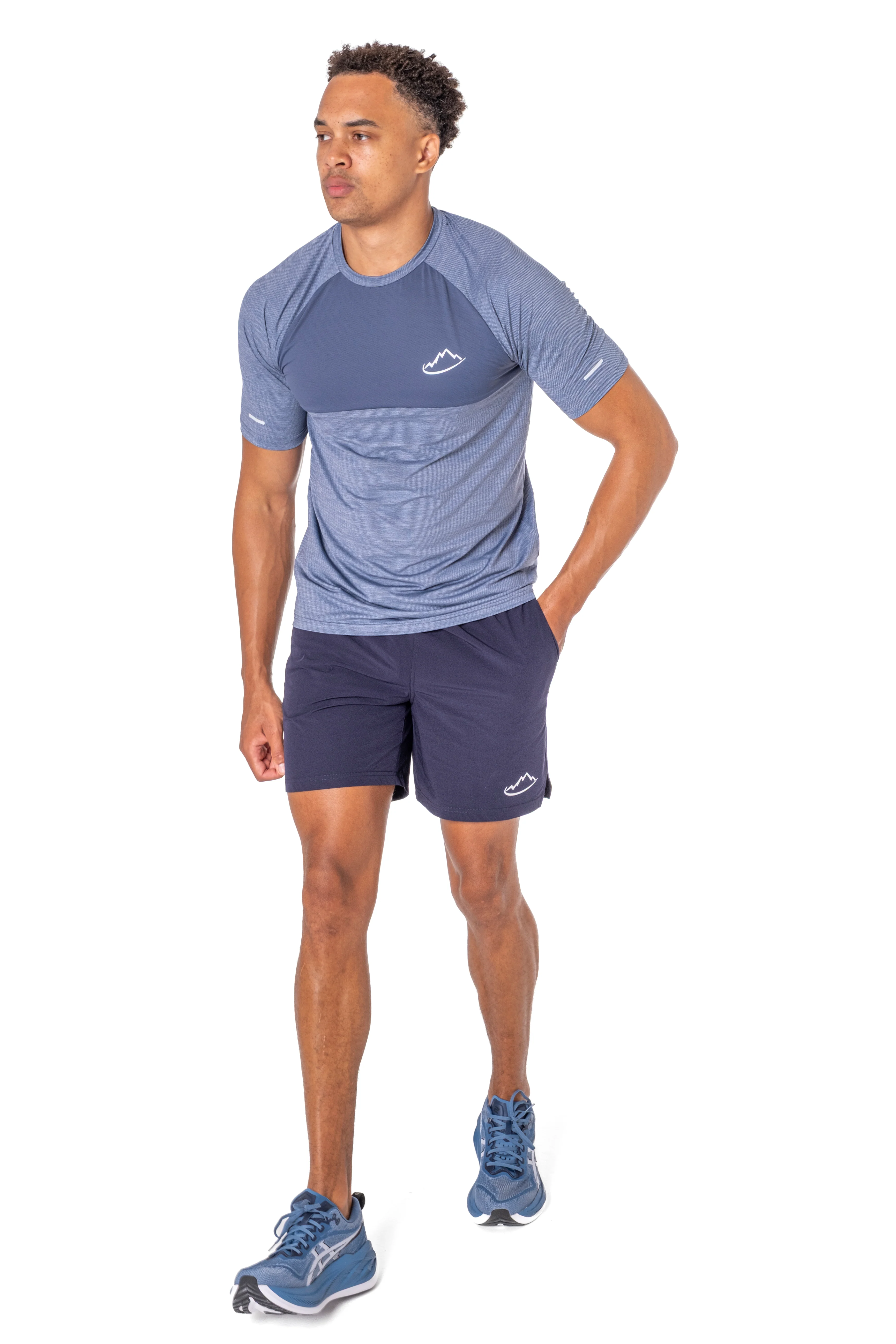 Blue Panel T-Shirt - Image 3