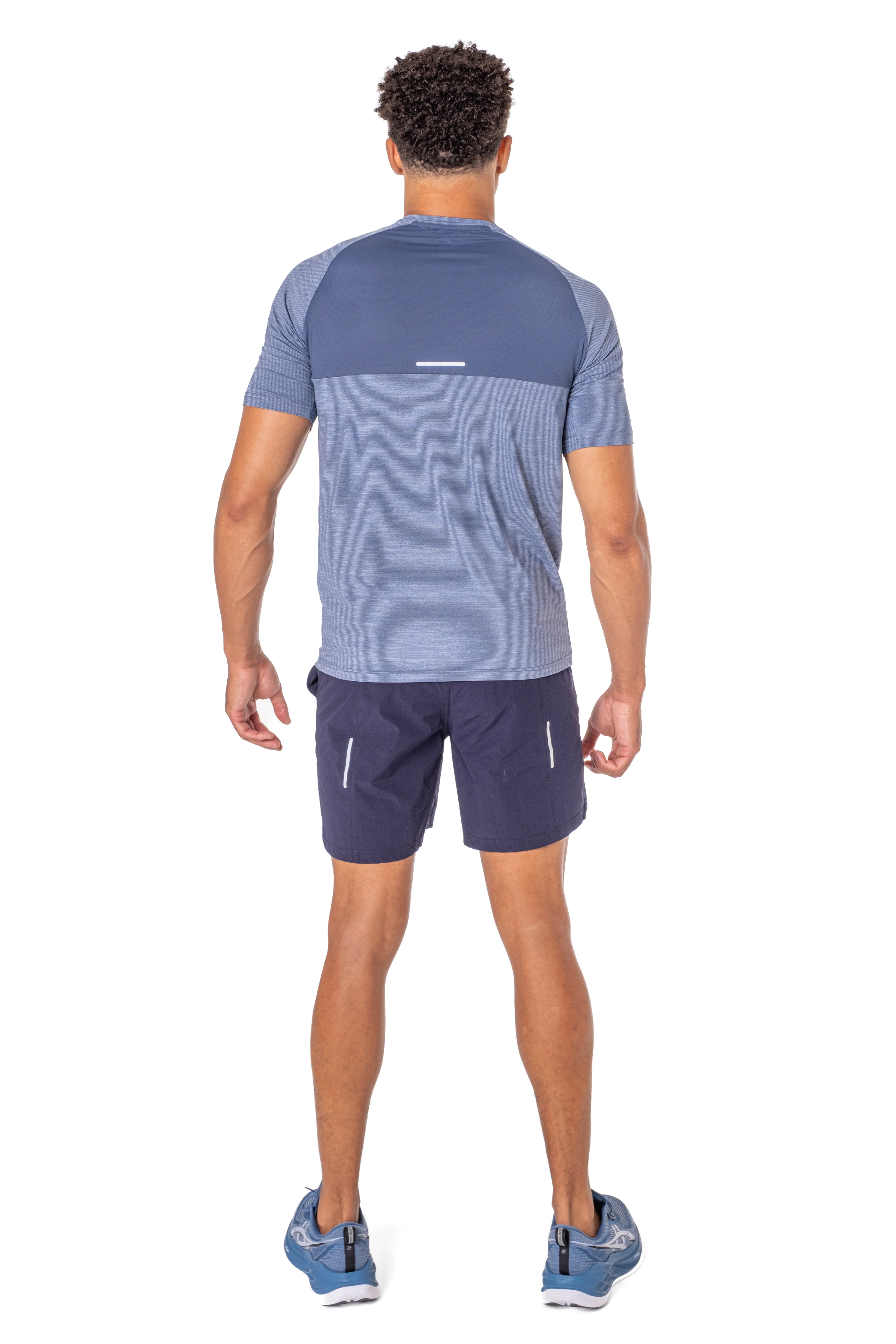 Blue Panel T-Shirt - Image 4