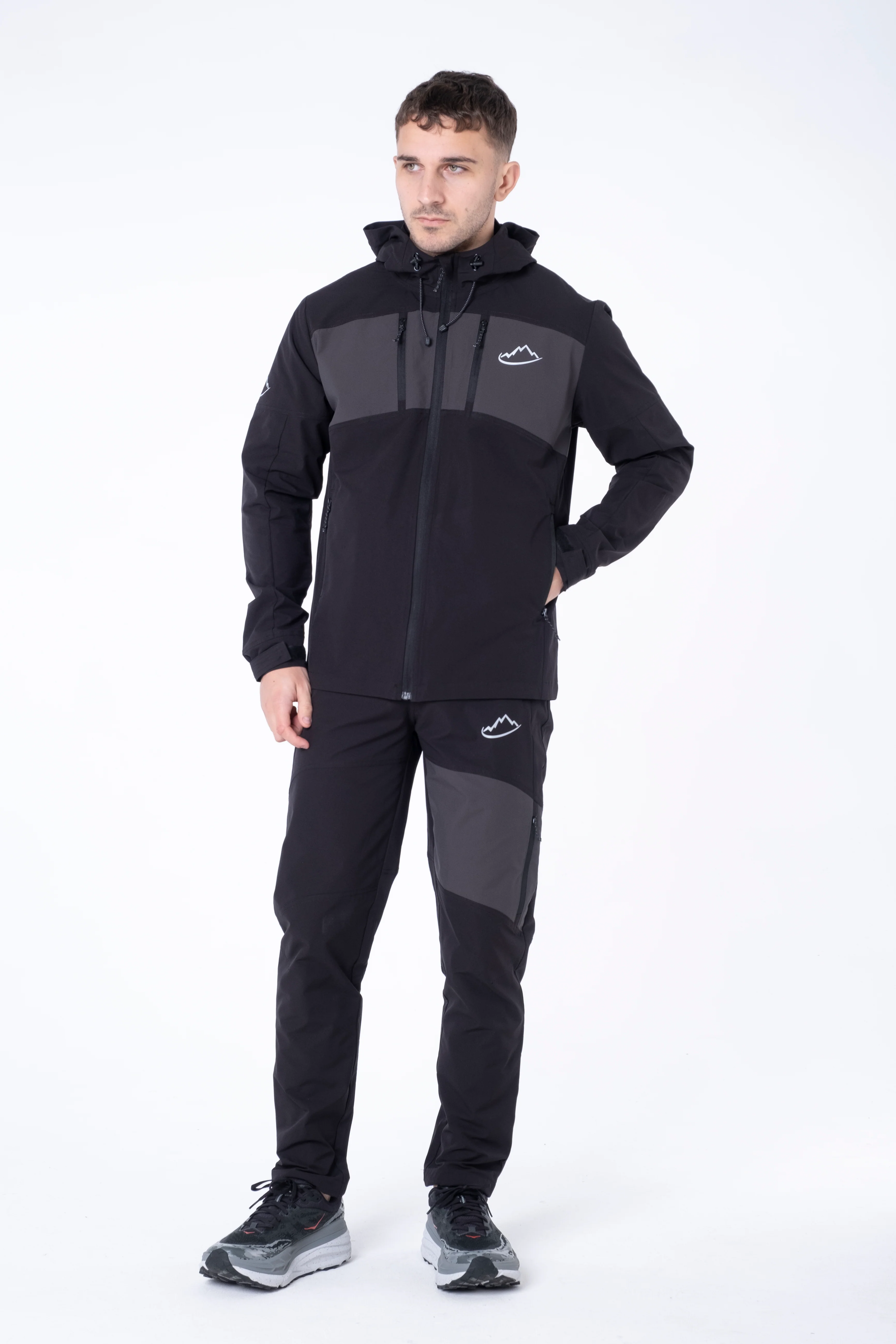 Junior Black / Grey Explore Pants - Image 5
