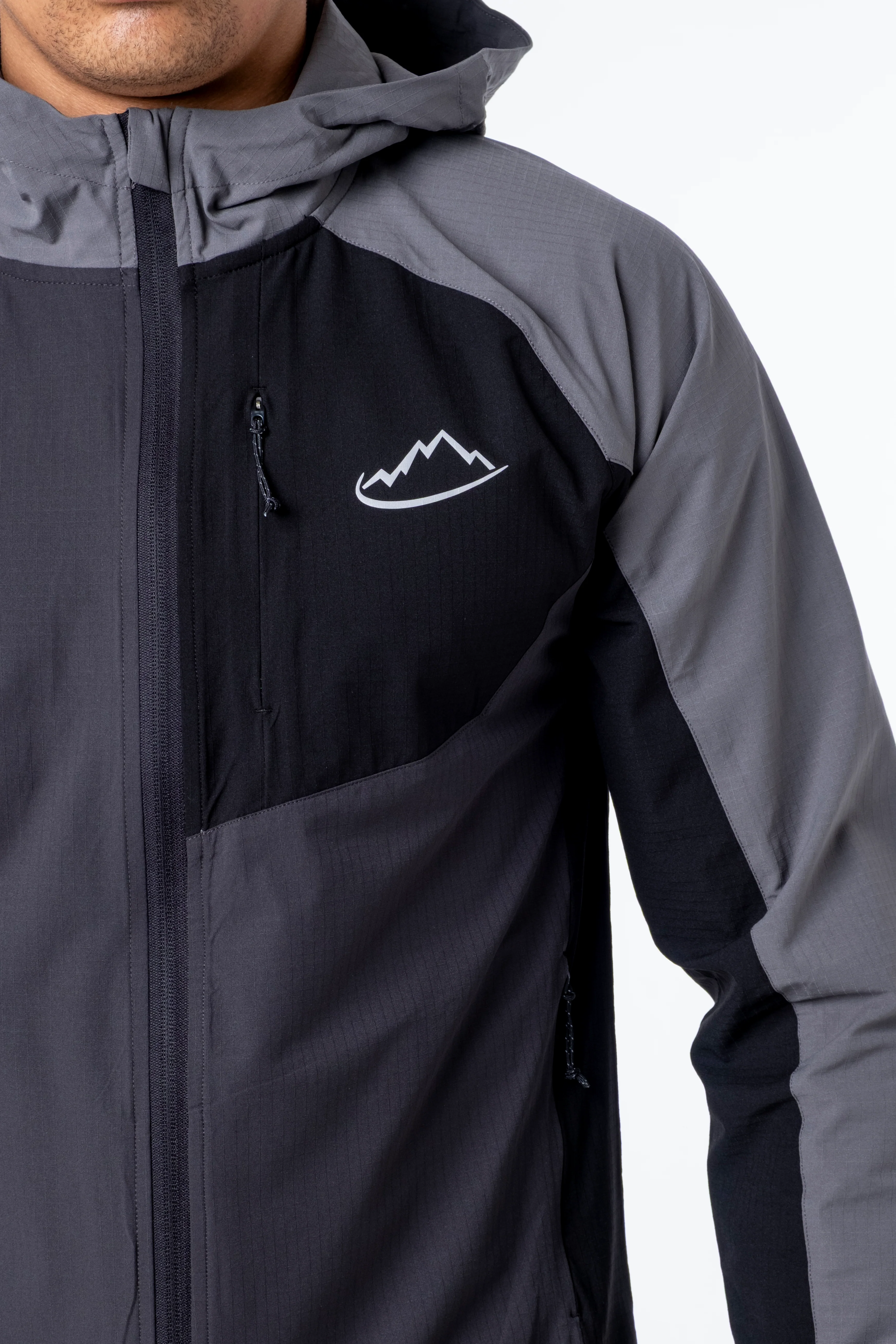 Junior Black / Grey Verto Jacket - Image 4