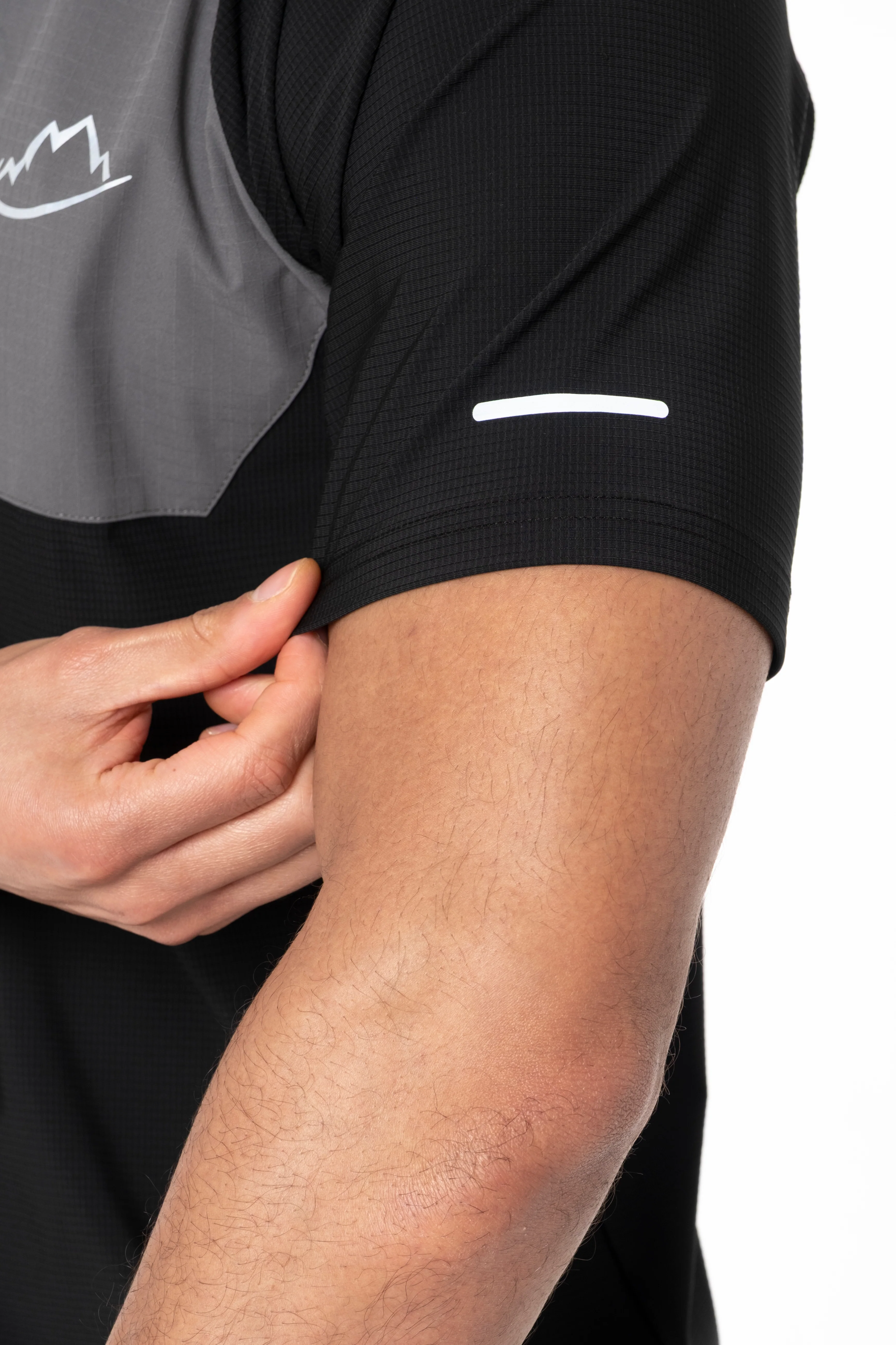 Black / Grey Verto T-Shirt - Image 4