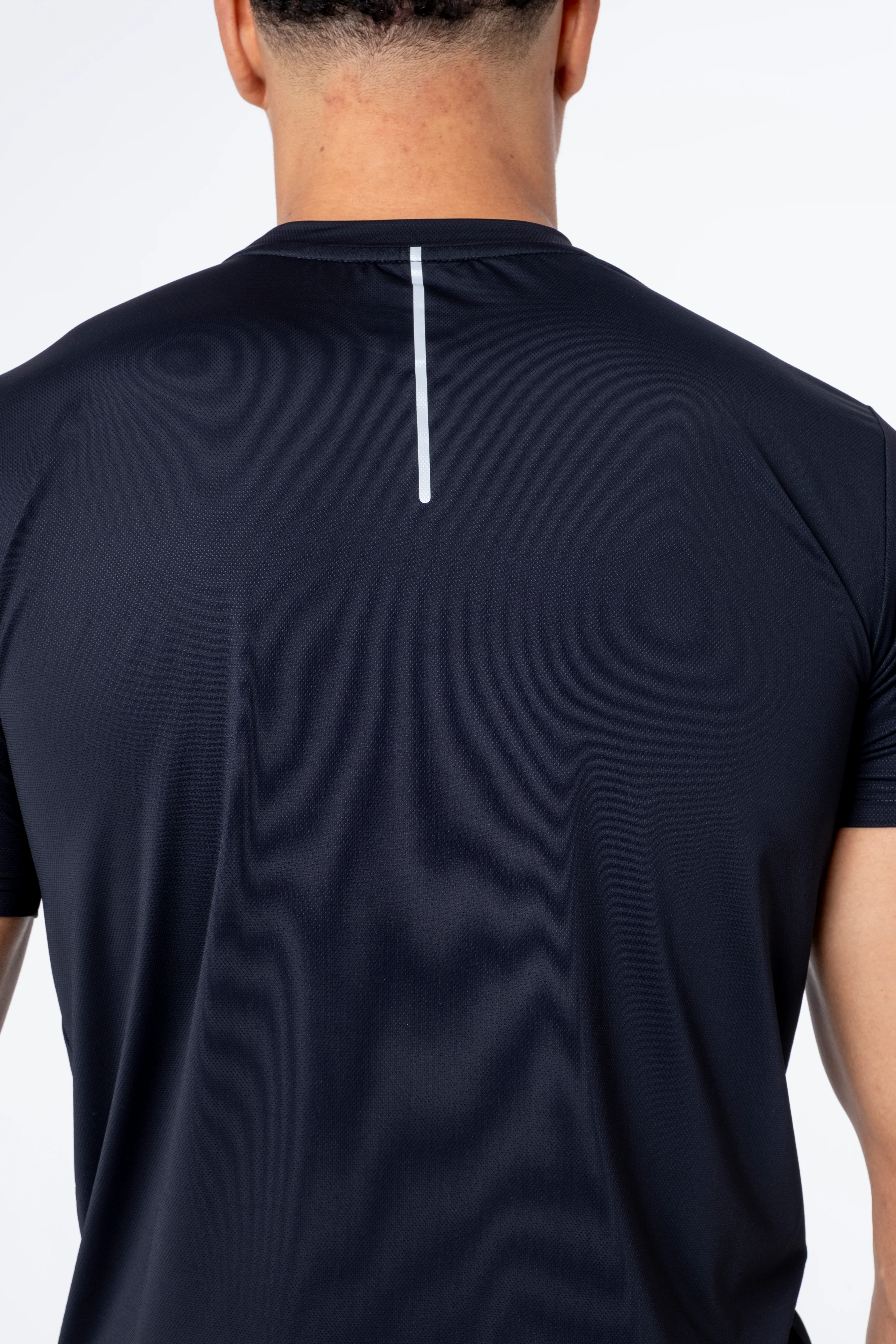 Black Reflective Logo T-Shirt - Image 4