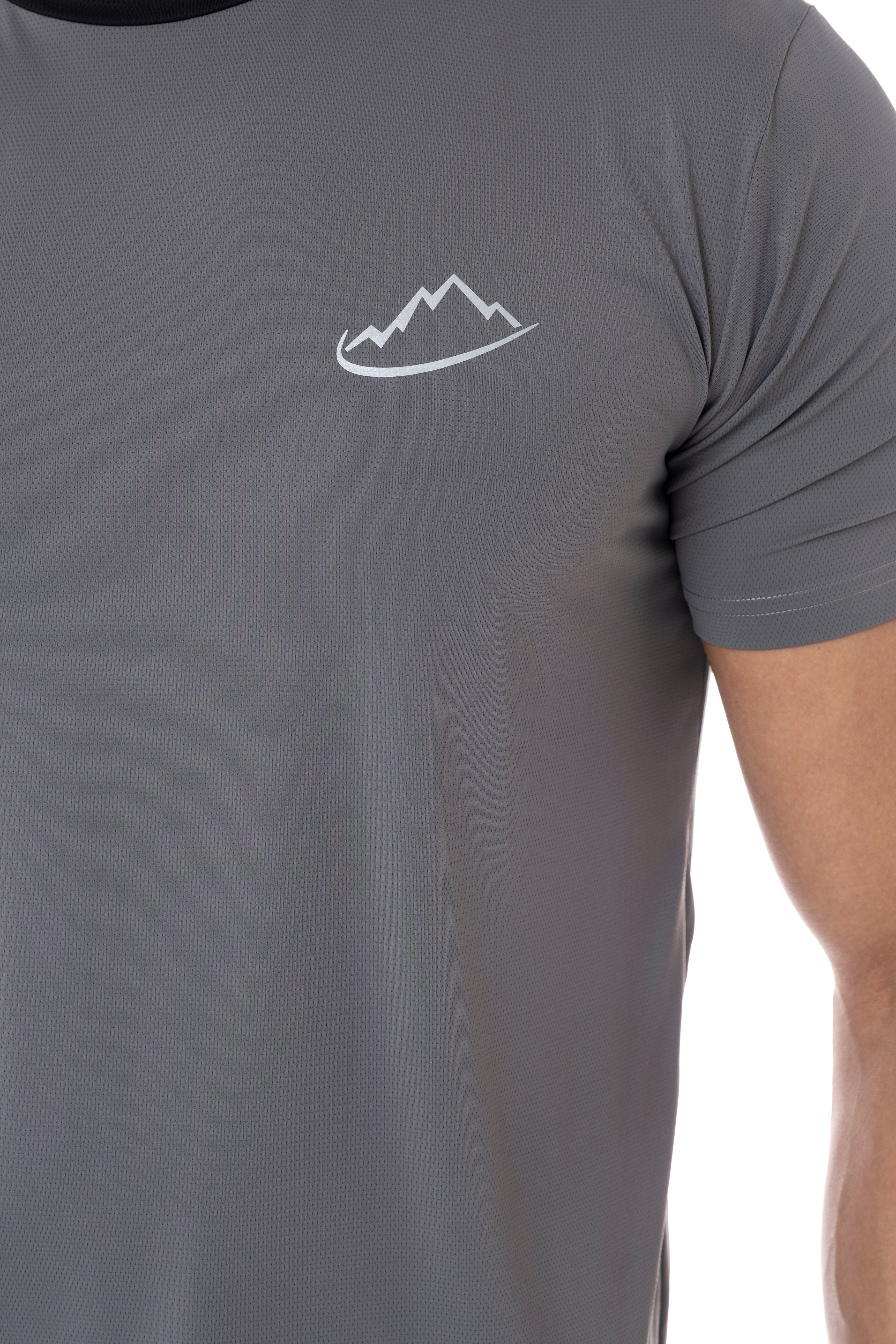 Junior Grey / Black RIISA T-Shirt - Image 3