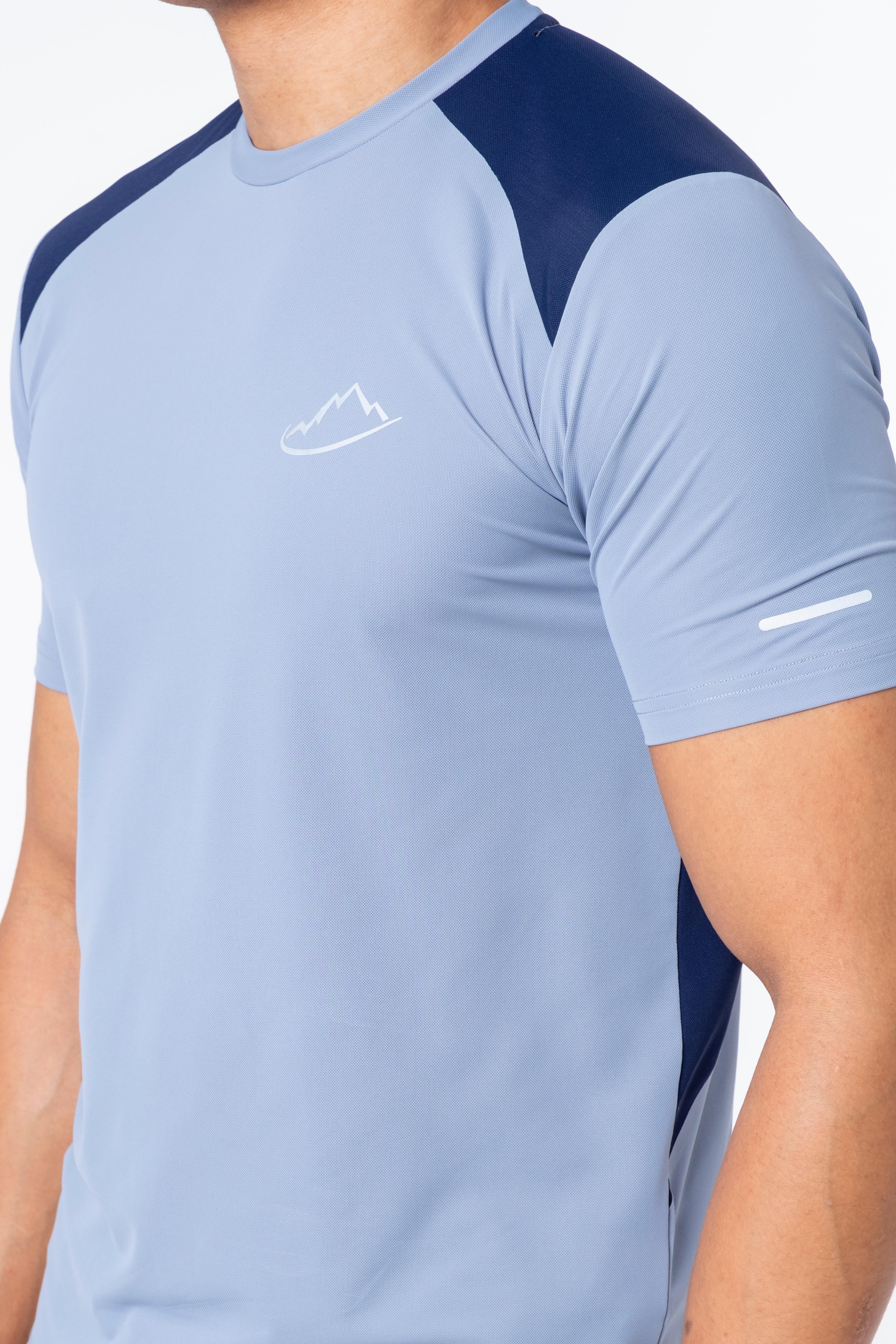 Blue / Navy Elevate T-Shirt - Image 3
