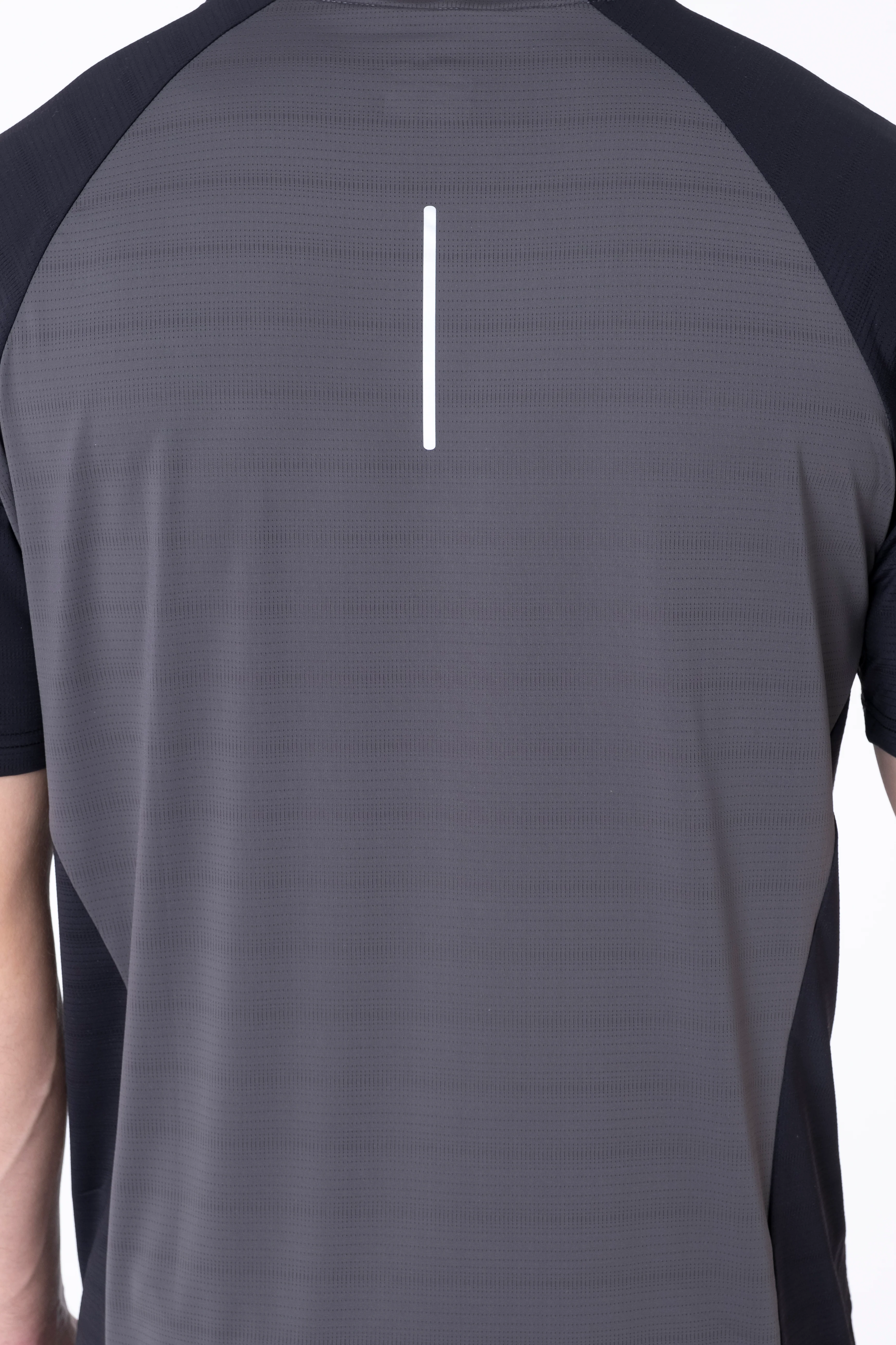 Junior Dark Grey / Black Agile T-Shirt - Image 3