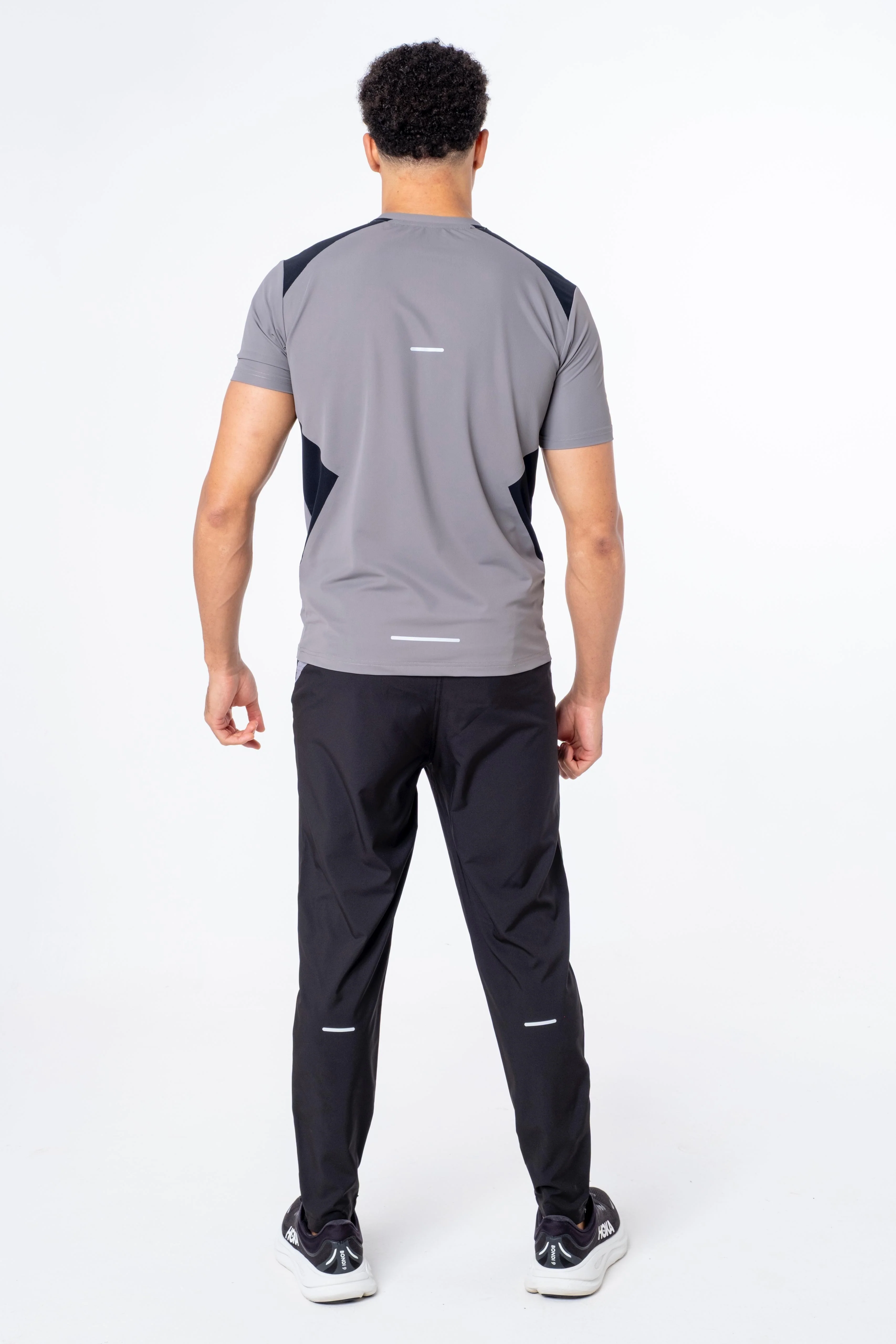 Grey / Black Elevate T-Shirt - Image 6