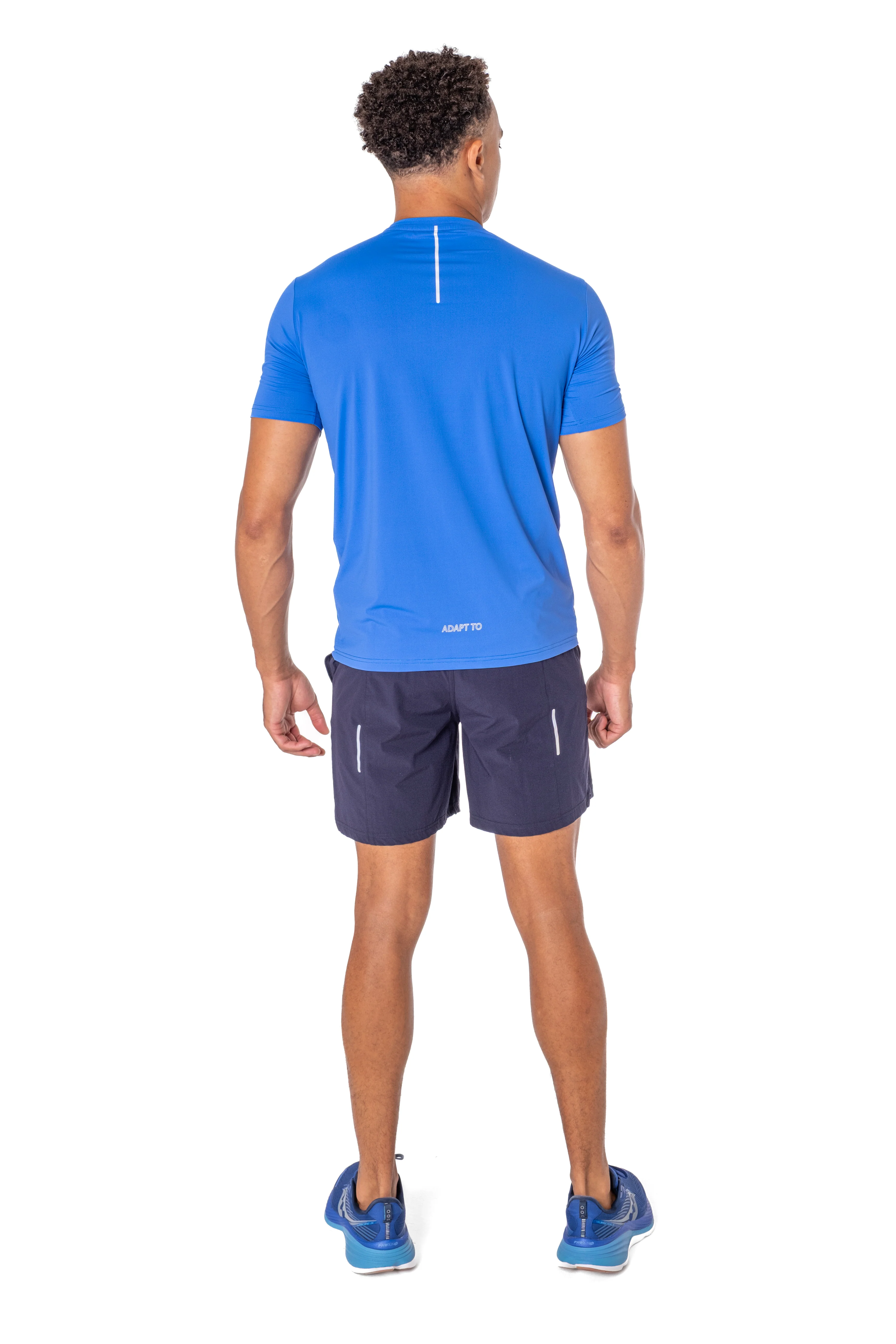 Royal Blue Reflective Logo T-Shirt - Image 3