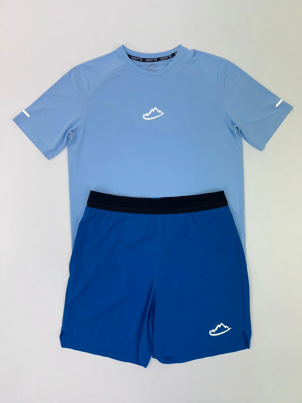 Sky Blue Active T-Shirt / Royal Blue Core Shorts (PREORDER)