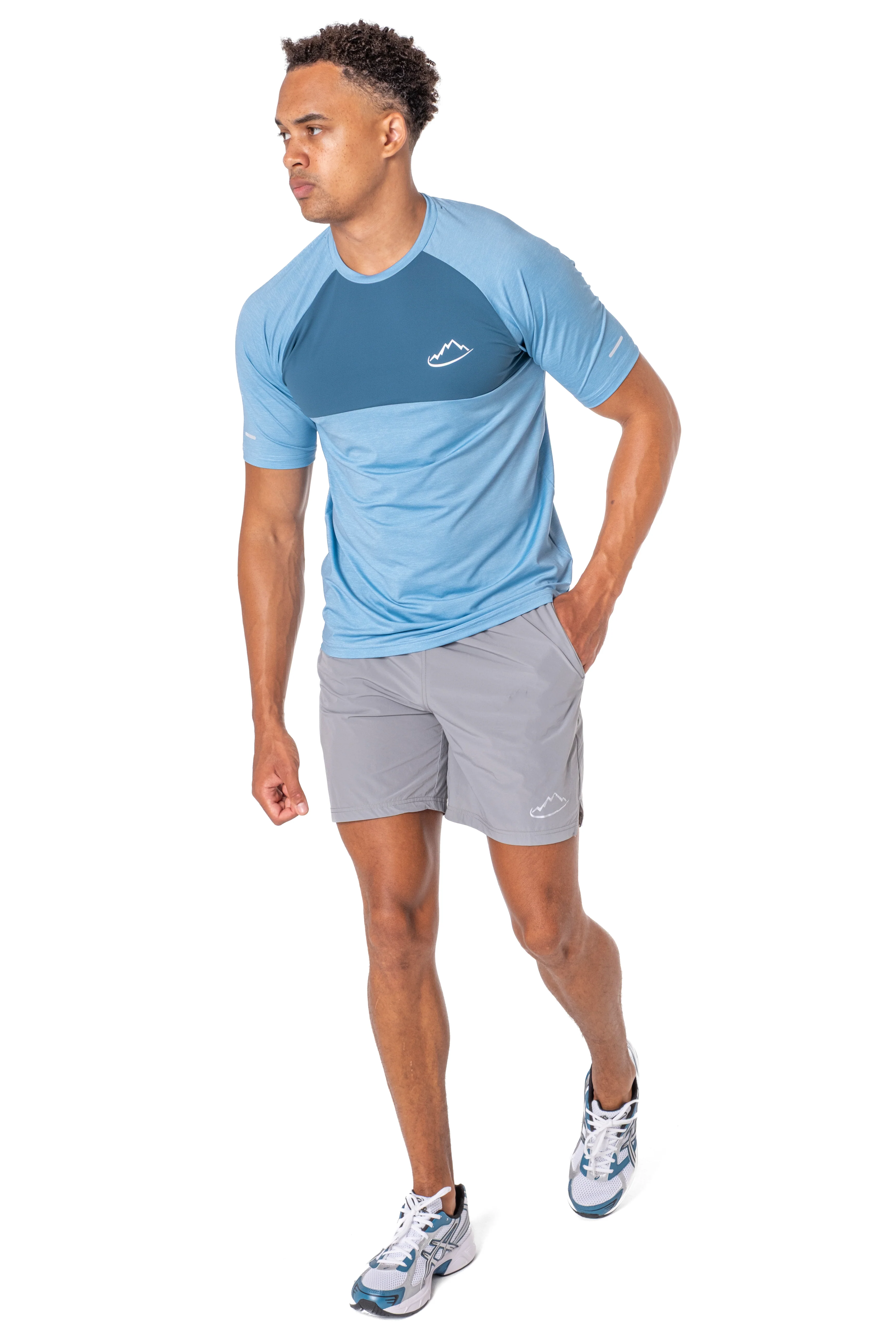 Teal Panel T-Shirt - Image 5